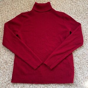 Kate Hill Merino Wool Turtleneck Sweater